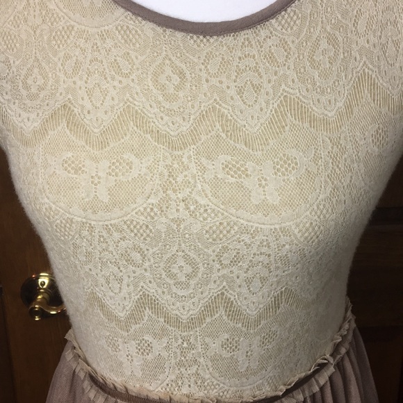 Weston Wear Anthropologie Knit/Tulle Dress Size P - Picture 2 of 7